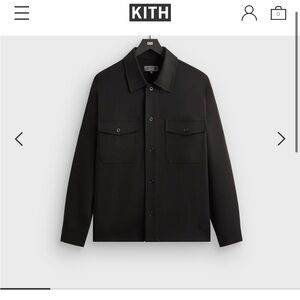 Kith Lightweight Shirt Jacket - Black
